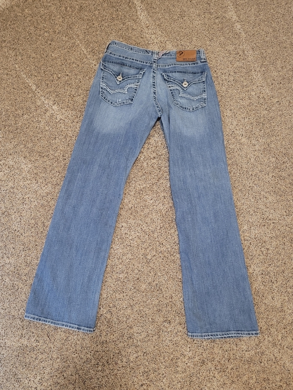 Big Star Pioneer Boot Women’s Light Blue Bootcut Jeans Size 30x29